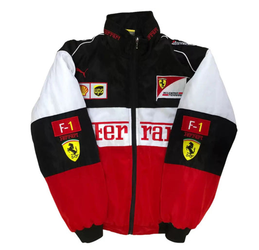 Vintage Ferrari Jacket - White
